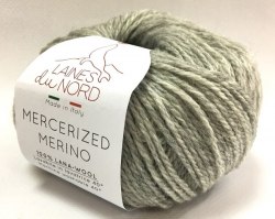 Пряжа Laines Du Nord Mercerized merino 19 серый меланж