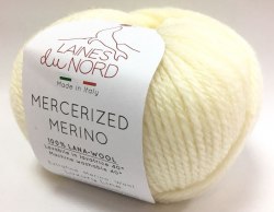 Пряжа Laines Du Nord Mercerized merino 02 молочный