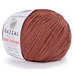 Пряжа Газзал Бейби Коттон XL (Gazzal Baby Cotton XL) 3454 корица