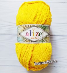 Пряжа Ализе Софти Плюс (Alize Softy Plus) 82 жёлтый