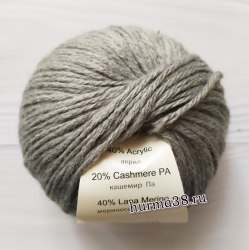 Пряжа Газзал Бейби Вул XL (Gazzal Baby Wool XL) 818XL серый
