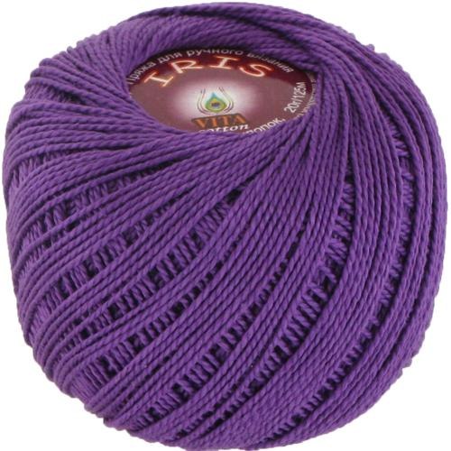 Пряжа Vita Cotton Iris цвет 2114 фиолетовый
