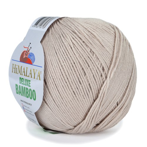 Пряжа Гималая Делюкс Бамбук (Himalaya Deluxe Bamboo) 124-21 слоновая кость