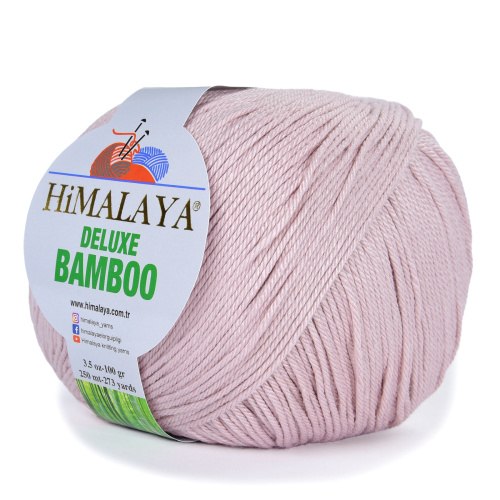 Пряжа Гималая Делюкс Бамбук (Himalaya Deluxe Bamboo) 124-30 пудрово-розовый