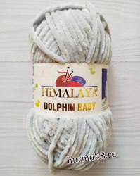 Пряжа Гималая Долфин Беби (Himalaya Dolphin Baby) 80351 серый
