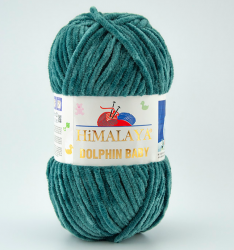 Пряжа Гималая Долфин Беби (Himalaya Dolphin Baby) 80360 болотная зелень