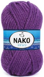 Пряжа Нако Джерси (Nako Jersey) цвет 6965 фиолетовый