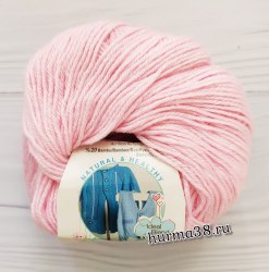 Пряжа Ализе Бейби Вул (Alize Baby Wool) 185 светло-розовый