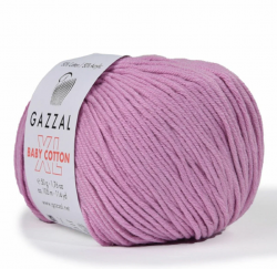 Пряжа Газзал Бейби Коттон XL (Gazzal Baby Cotton XL) 3422 сирень