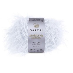 Пряжа Газзал Мэрилин & Мерино (Gazzal Marilyn & Merinos) 8252 бледно-голубой