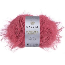 Пряжа Газзал Мэрилин & Мерино (Gazzal Marilyn & Merinos) 8266 розовое вино