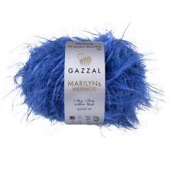 Пряжа Газзал Мэрилин & Мерино (Gazzal Marilyn & Merinos) 8278 электрик