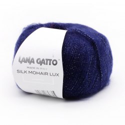 Лана Гатто Силк Мохер Люкс (Lana Gatto Silk Mohair Lux) 6035 тёмно-синий Лана Гатто Силк Мохер Люкс (Lana Gatto Silk Mohair Lux) 6035 тёмно-синий