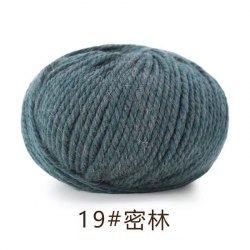 Пряжа Як Вул (Maoniurong) цвет 19 волшебный лес