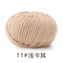 Пряжа Як Вул (Maoniurong) цвет 11 светло-бежевый