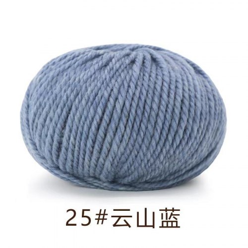 Пряжа Як Вул (Maoniurong) цвет 25 джинсовый синий