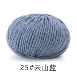 Пряжа Як Вул (Maoniurong) цвет 25 джинсовый синий