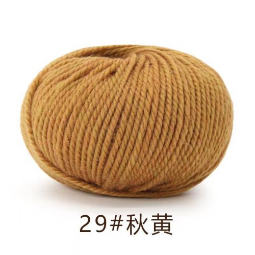 Пряжа Як Вул (Maoniurong) цвет 29 осенне-жёлтый