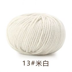Пряжа Як Вул (Maoniurong) цвет 13 белый