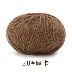 Пряжа Як Вул (Maoniurong) цвет 28 мокко