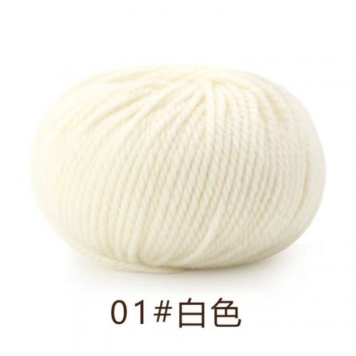 Пряжа Як Вул (Maoniurong) цвет 01 пенка