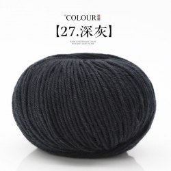 Пряжа Morandy цвет 27 грифельно-серый Пряжа Morandy цвет 27 грифельно-серый