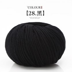 Пряжа Morandy цвет 28 чёрный Пряжа Morandy цвет 28 чёрный