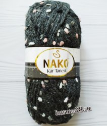 Пряжа Нако Кар Танеси (Nako Kar Tanesi) 60258 серый