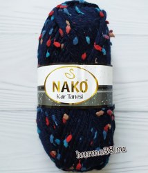 Пряжа Нако Кар Танеси (Nako Kar Tanesi) 60259 синий