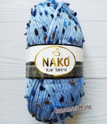 Пряжа Нако Кар Танеси (Nako Kar Tanesi) 60271 голубой