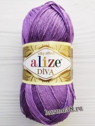 Пряжа Ализе Дива (Alize Diva) 622 фиолетовый