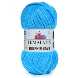 Пряжа Гималая Долфин Беби (Himalaya Dolphin Baby) 80326 ярко-голубой
