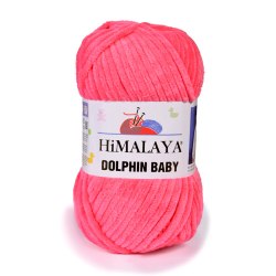 Пряжа Гималая Долфин Беби (Himalaya Dolphin Baby) 80324 ярко-розовый