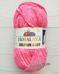 Пряжа Гималая Долфин Беби (Himalaya Dolphin Baby) 80324 ярко-розовый