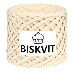 Трикотажная пряжа Бисквит (BISKVIT) цвет Сливочный