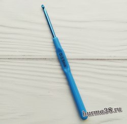 Крючок для вязания с пластиковой ручкой STAR (алюминий) №3,5