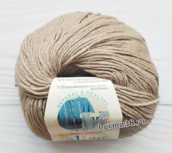 Пряжа Ализе Бейби Вул (Alize Baby Wool) 167 бежевый