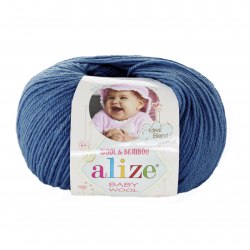 Пряжа Ализе Бейби Вул (Alize Baby Wool) 279 джинс