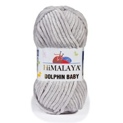 Пряжа Гималая Долфин Беби (Himalaya Dolphin Baby) 80357 пепельный