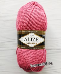 Пряжа Ализе Ланаголд (Alize Lanagold) 359 тёмная роза