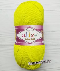 Пряжа Ализе Коттон Голд (Alize Cotton Gold) 668 лайм