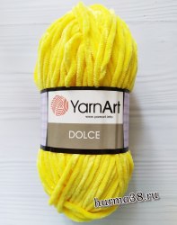 Пряжа Ярнарт Дольче (YarnArt Dolce) 761 жёлтый