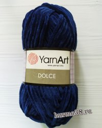 Пряжа Ярнарт Дольче (YarnArt Dolce) 756 тёмно-синий
