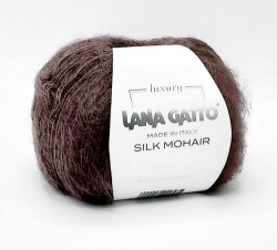 Пряжа Лана Гатто Силк Мохер (Lana Gatto Silk Mohair) 6030 шоколад