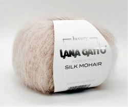 Пряжа Лана Гатто Силк Мохер (Lana Gatto Silk Mohair) 6039 светло-бежевый