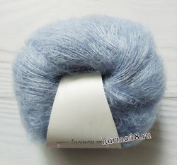 Пряжа Лана Гатто Силк Мохер (Lana Gatto Silk Mohair) 7264 голубой