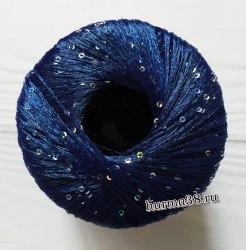 Пряжа Лана Гатто Палетте (Lana Gatto Paillettes) 8605 синий