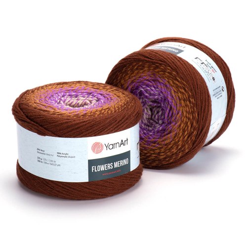 Пряжа Ярнарт Флауэрс Мерино (YarnArt Flowers Merino) 548