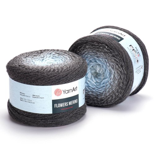 Пряжа Ярнарт Флауэрс Мерино (YarnArt Flowers Merino) 550