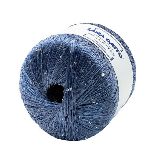 Пряжа Лана Гатто Палетте (Lana Gatto Paillettes) 8604 серо-голубой